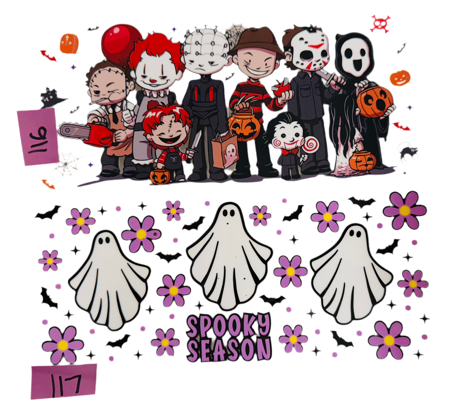 Fall and Halloween Cup Wraps
