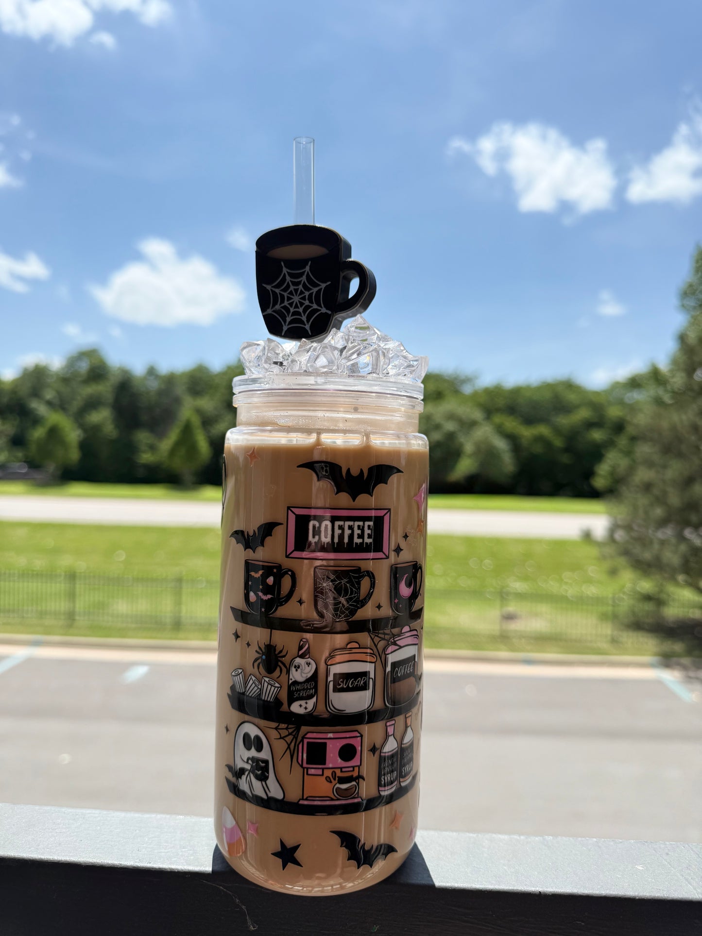 Halloween Iced Coffee Tumbler