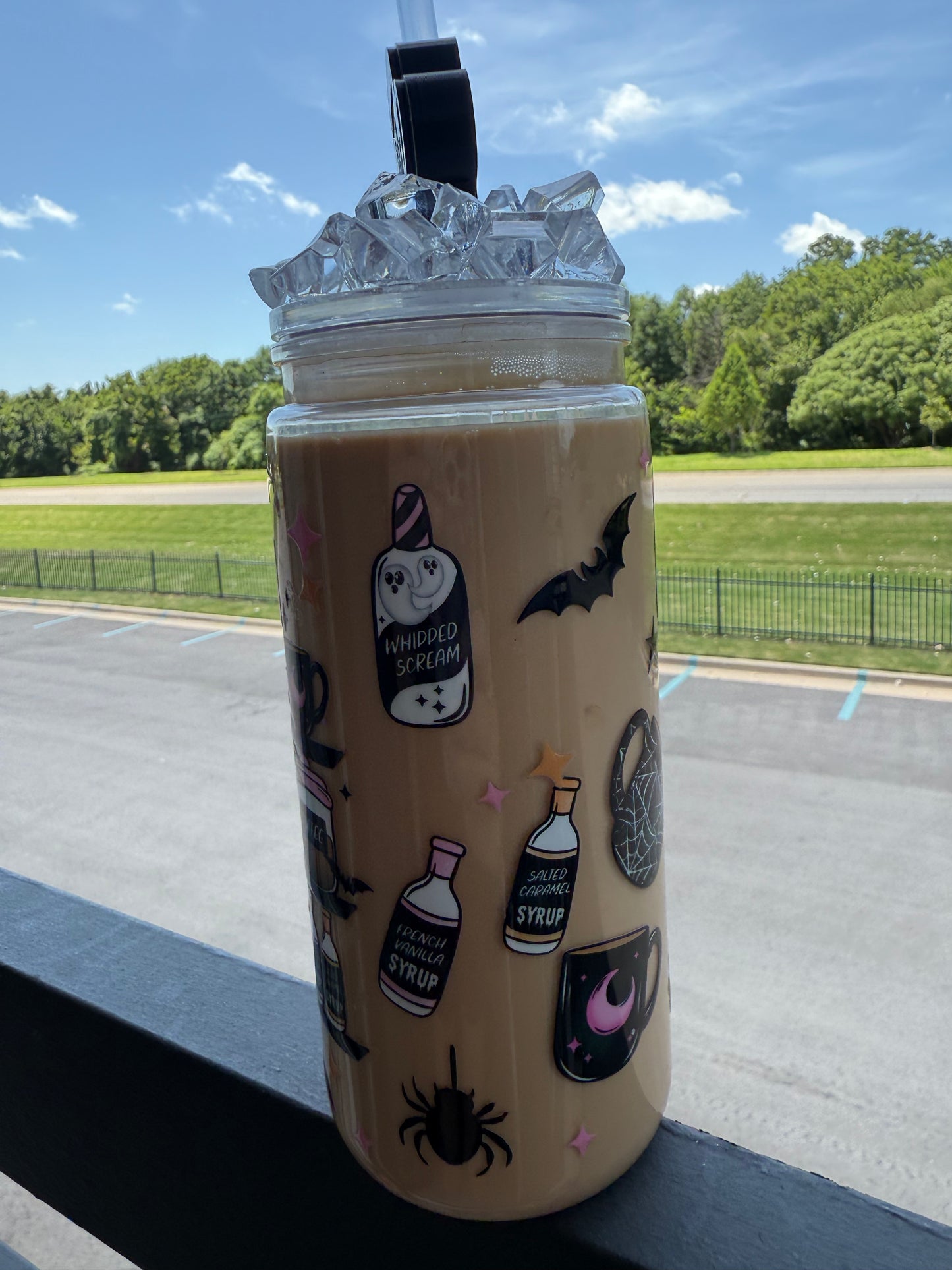 Halloween Iced Coffee Tumbler