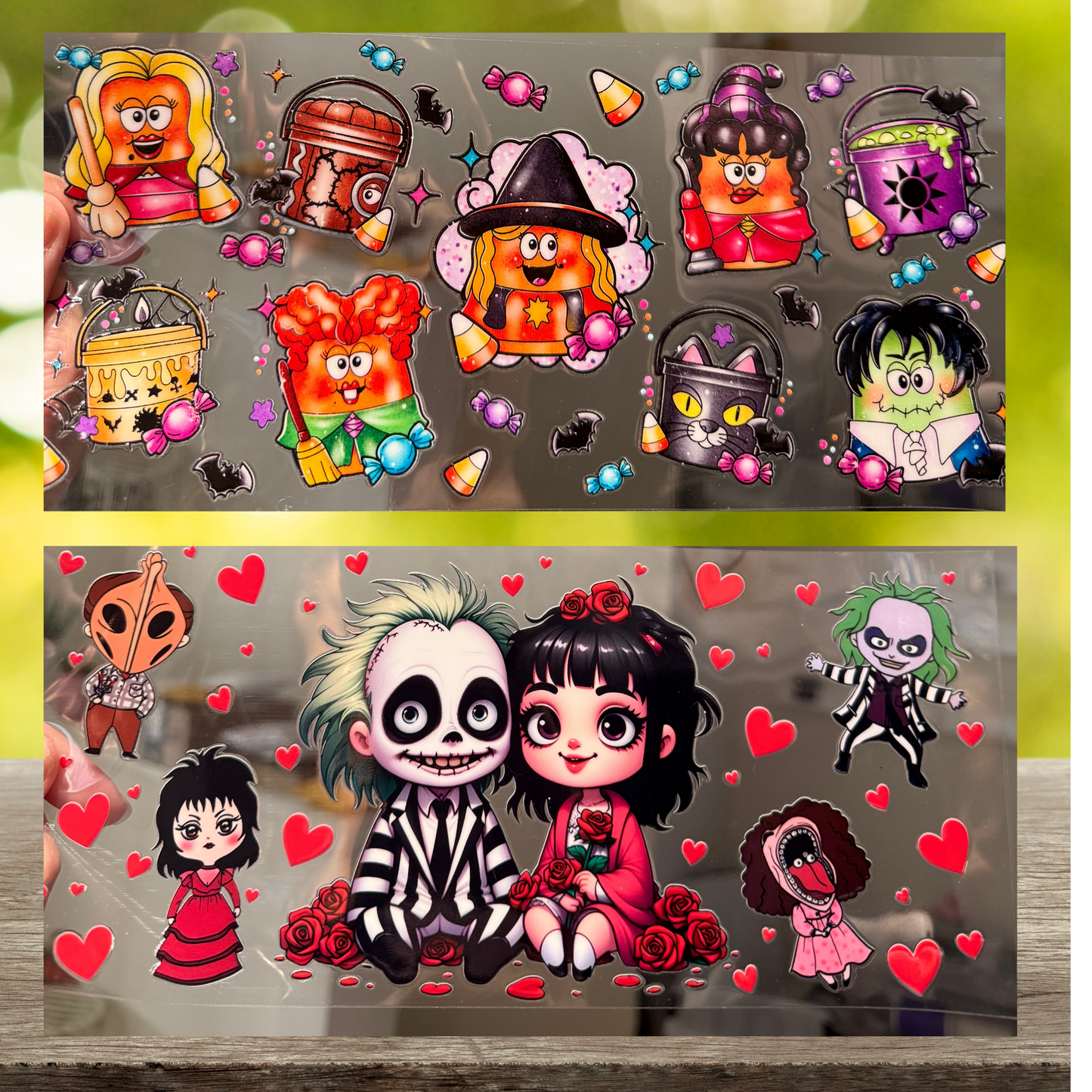 Fall and Halloween Cup Wraps