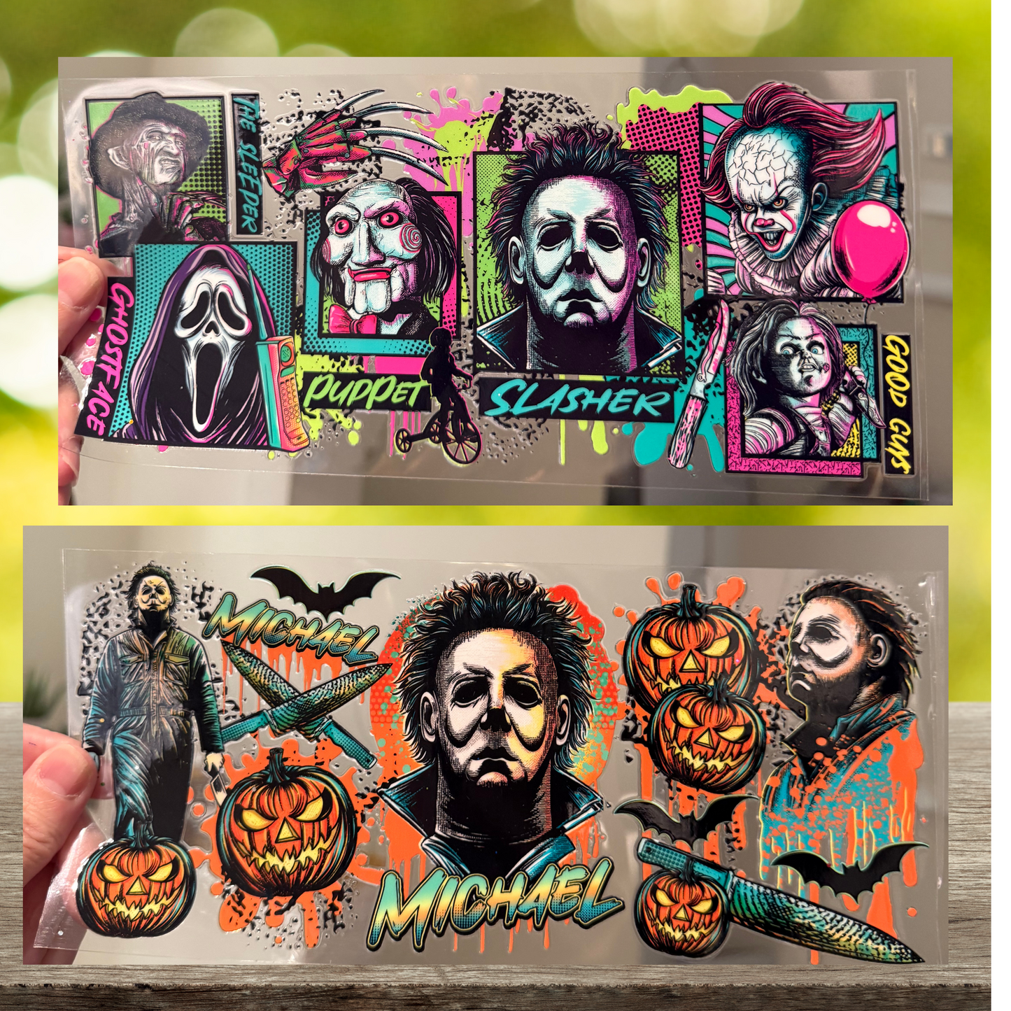 Fall and Halloween Cup Wraps