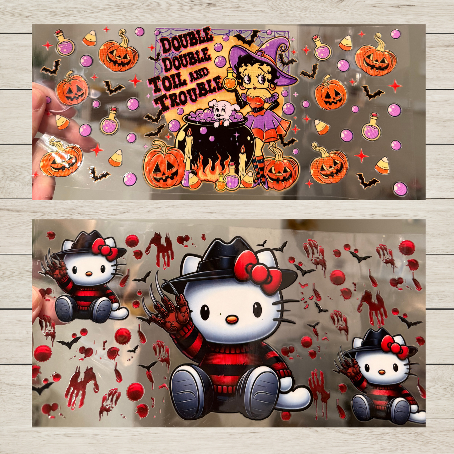 Fall and Halloween Cup Wraps