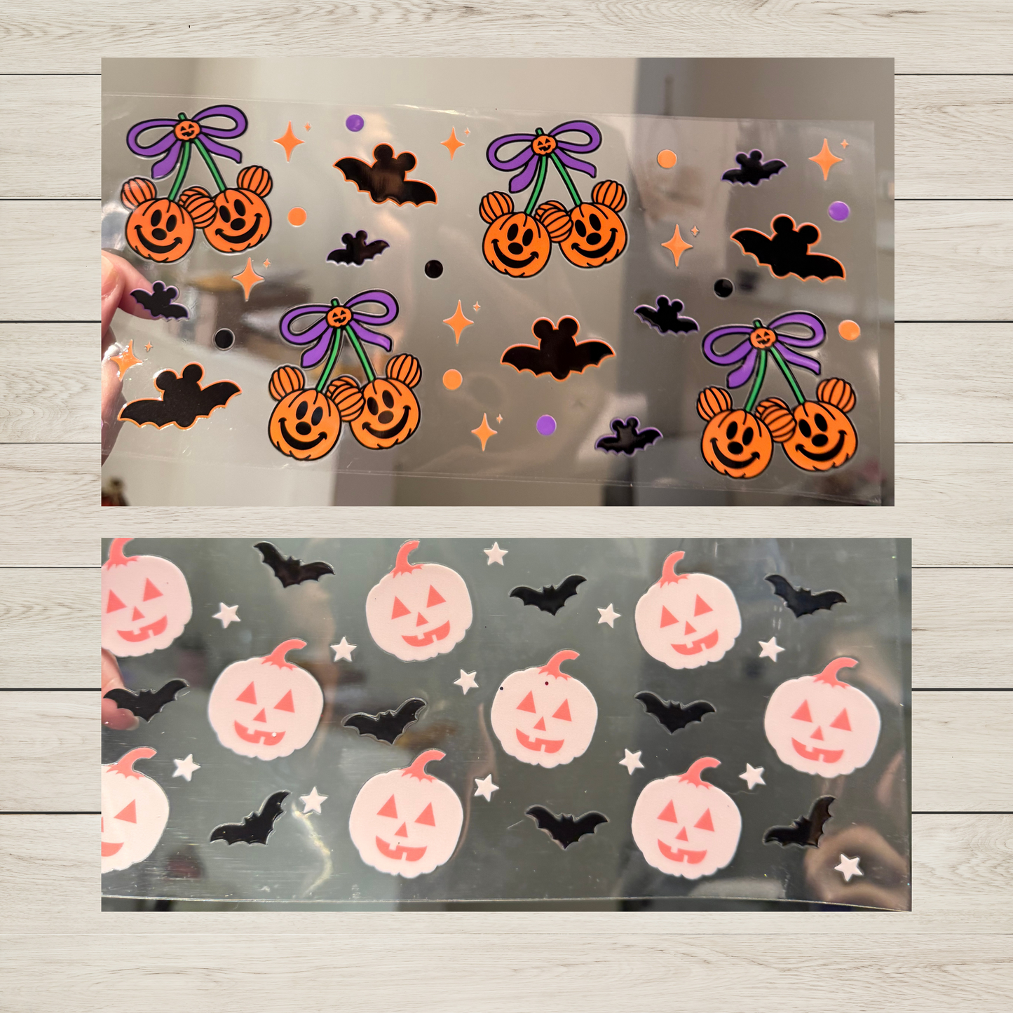 Fall and Halloween Cup Wraps