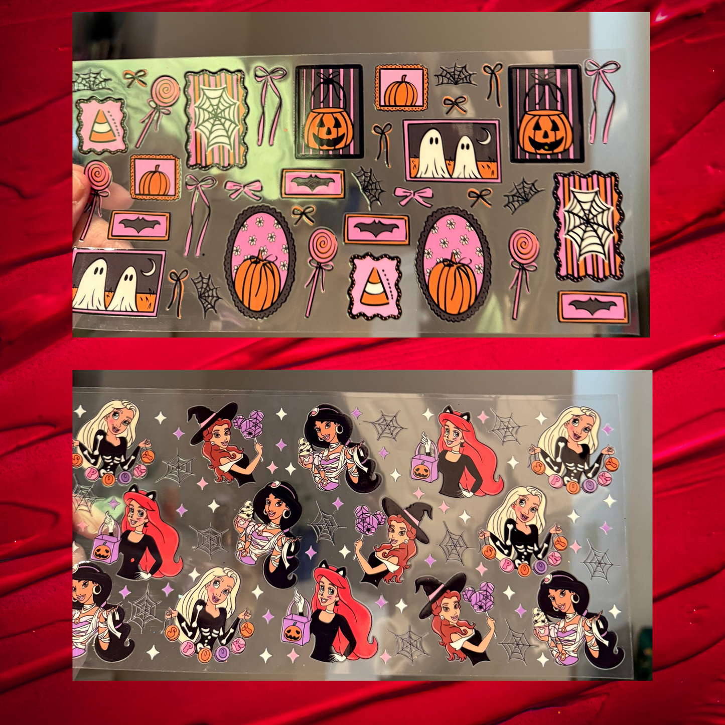 Fall and Halloween Cup Wraps