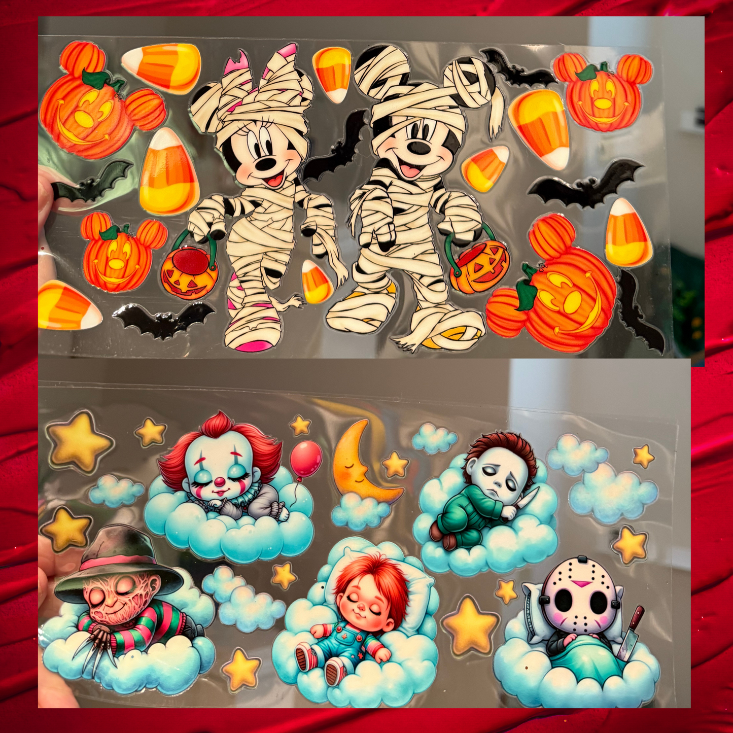 Fall and Halloween Cup Wraps