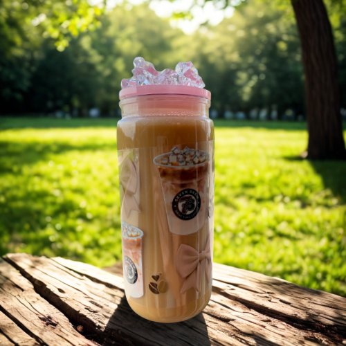 Iced Coffee Snow Globe Tumbler