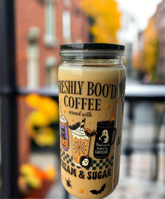 Faux Spooky Coffee Tumbler
