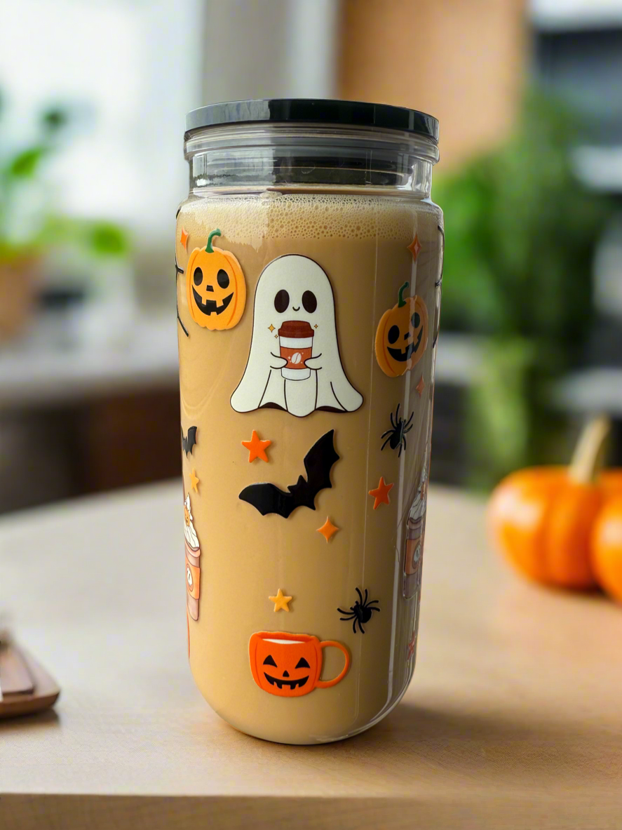Faux Spooky Coffee Tumbler