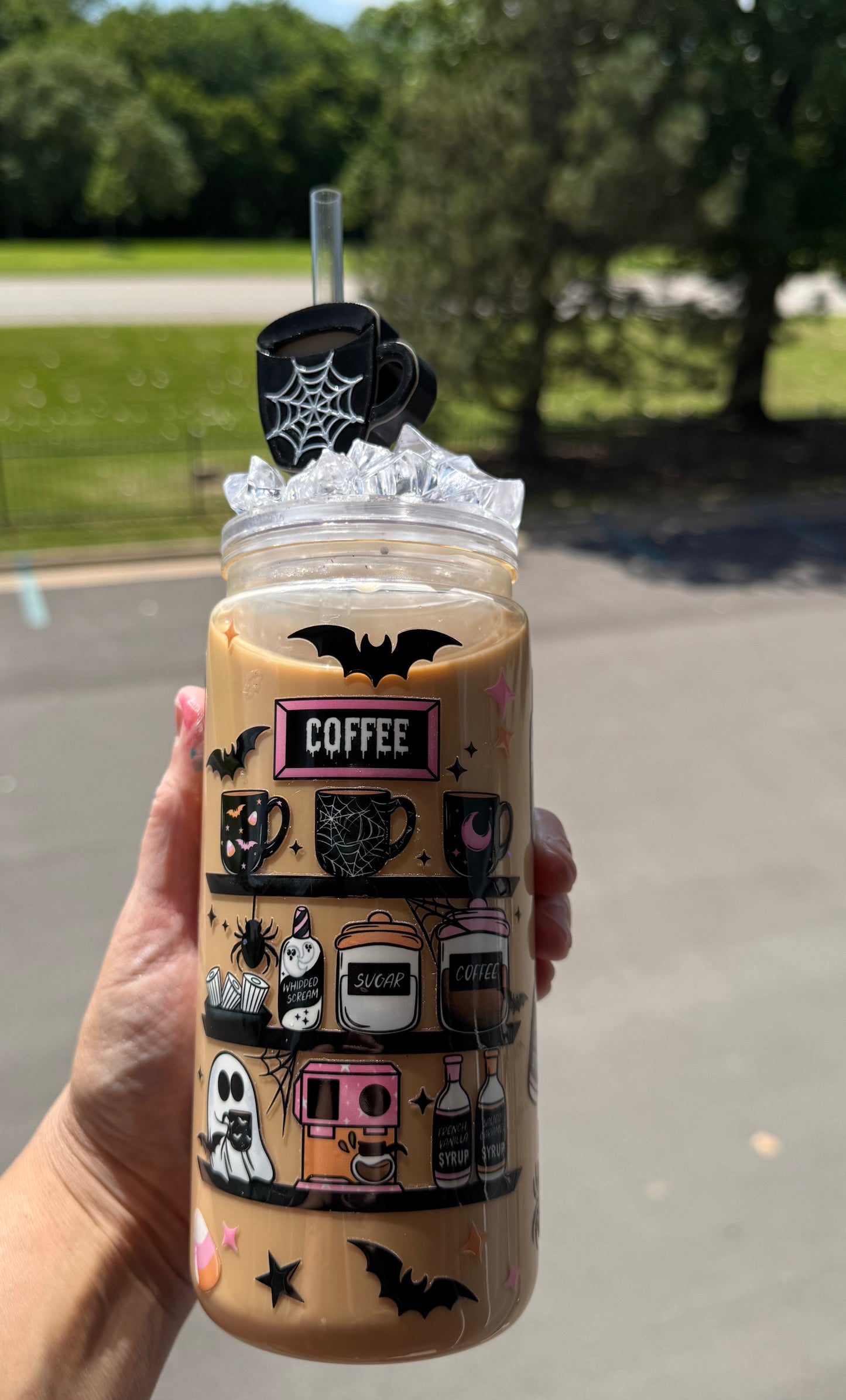 Halloween Iced Coffee Tumbler