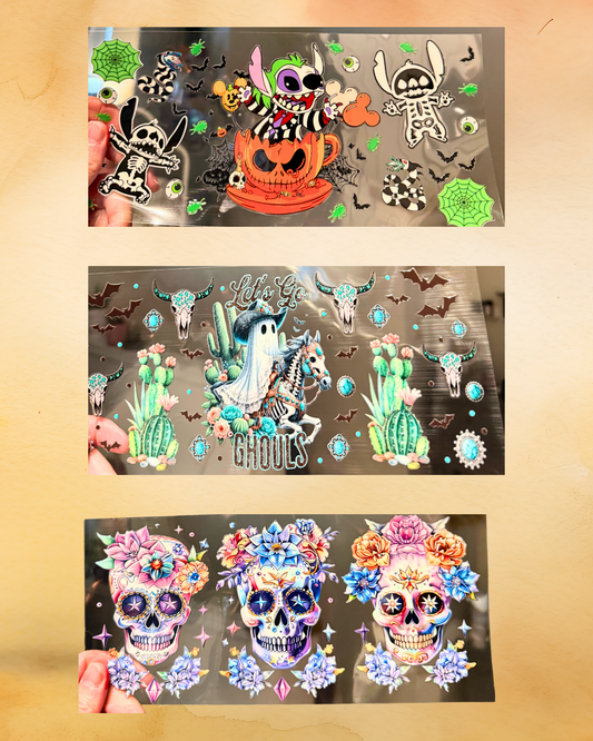 Fall and Halloween Cup Wraps