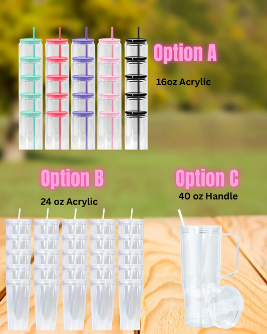 Custom Snow Globe Tumbler Ordering