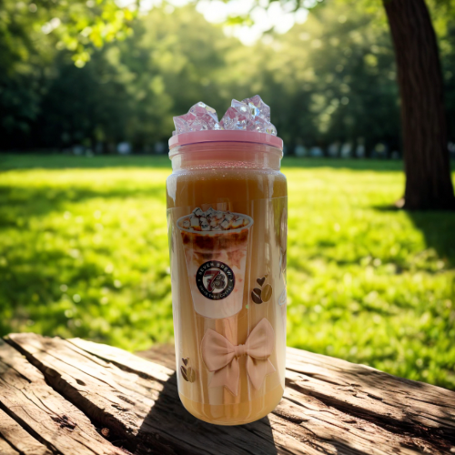 Iced Coffee Snow Globe Tumbler