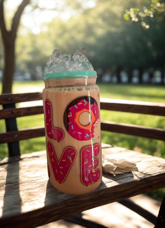 Iced Coffee DD Snow Globe Tumbler